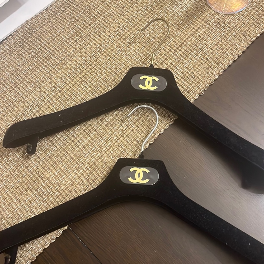 COPY - Chanel Velvet  Hangers Two Authentic